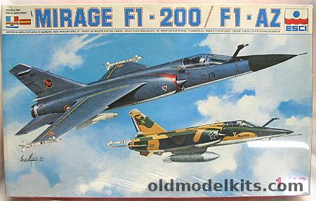 ESCI 1/48 Mirage F1-200 (F-1) / F1-AZ South African or French Markings, 4069 plastic model kit